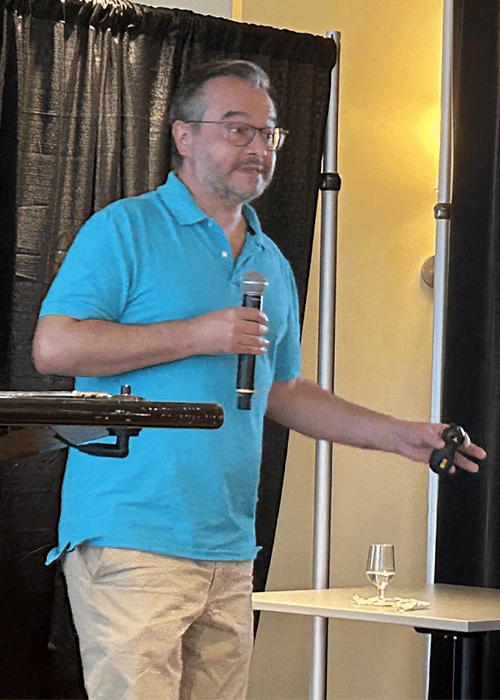 Dave Anctil sur la scène