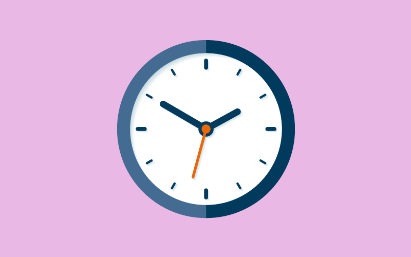 Une horloge