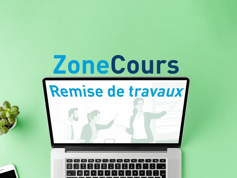 Formation ZoneCours Remise de travaux