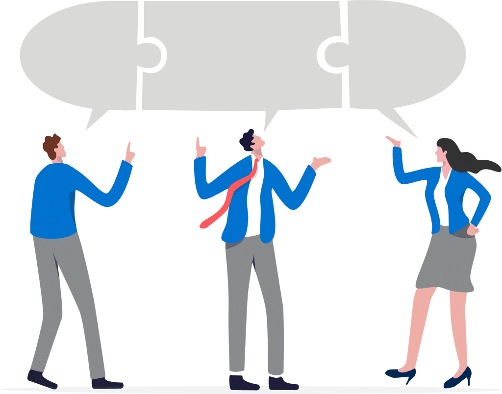 Personnes étudiantes qui travaillent autour d'un même ordinateur