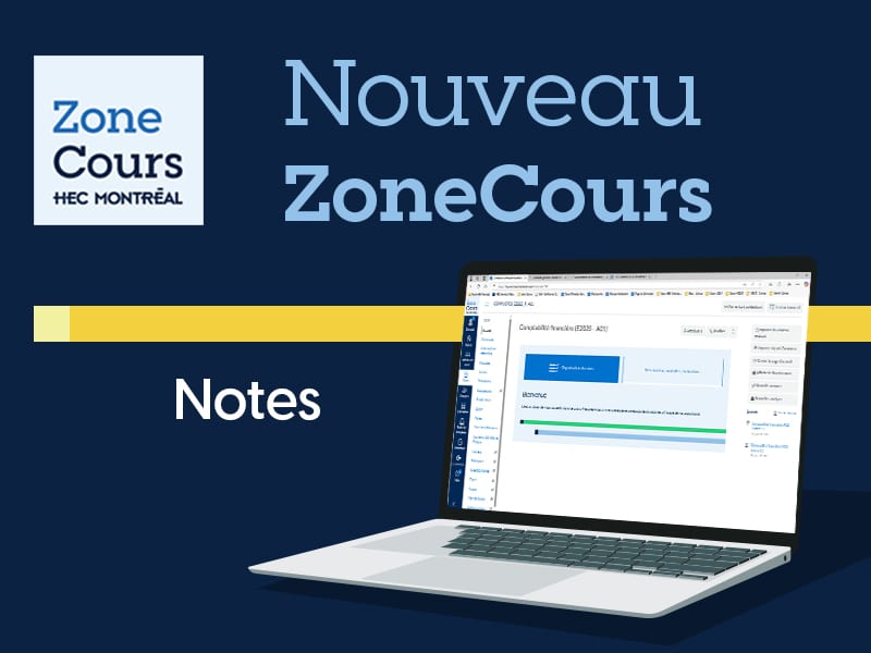Image représentant la formation «notes» du nouveau ZoneCours