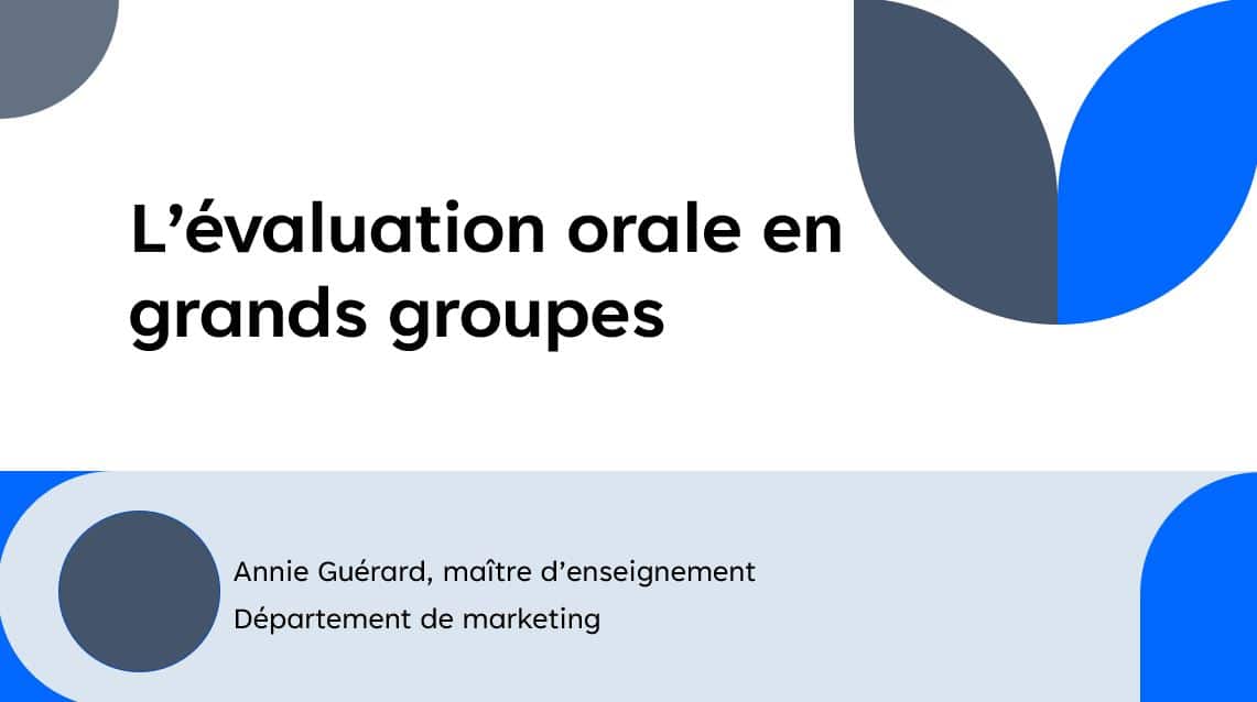 Page de présentation invitant la personne utilisatrice à faire jouer la vidéo
