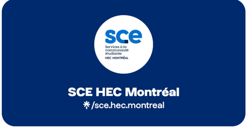 Logo des SCE qui indique l'adresse url suivante : linktr.ee/sce.hec.montreal