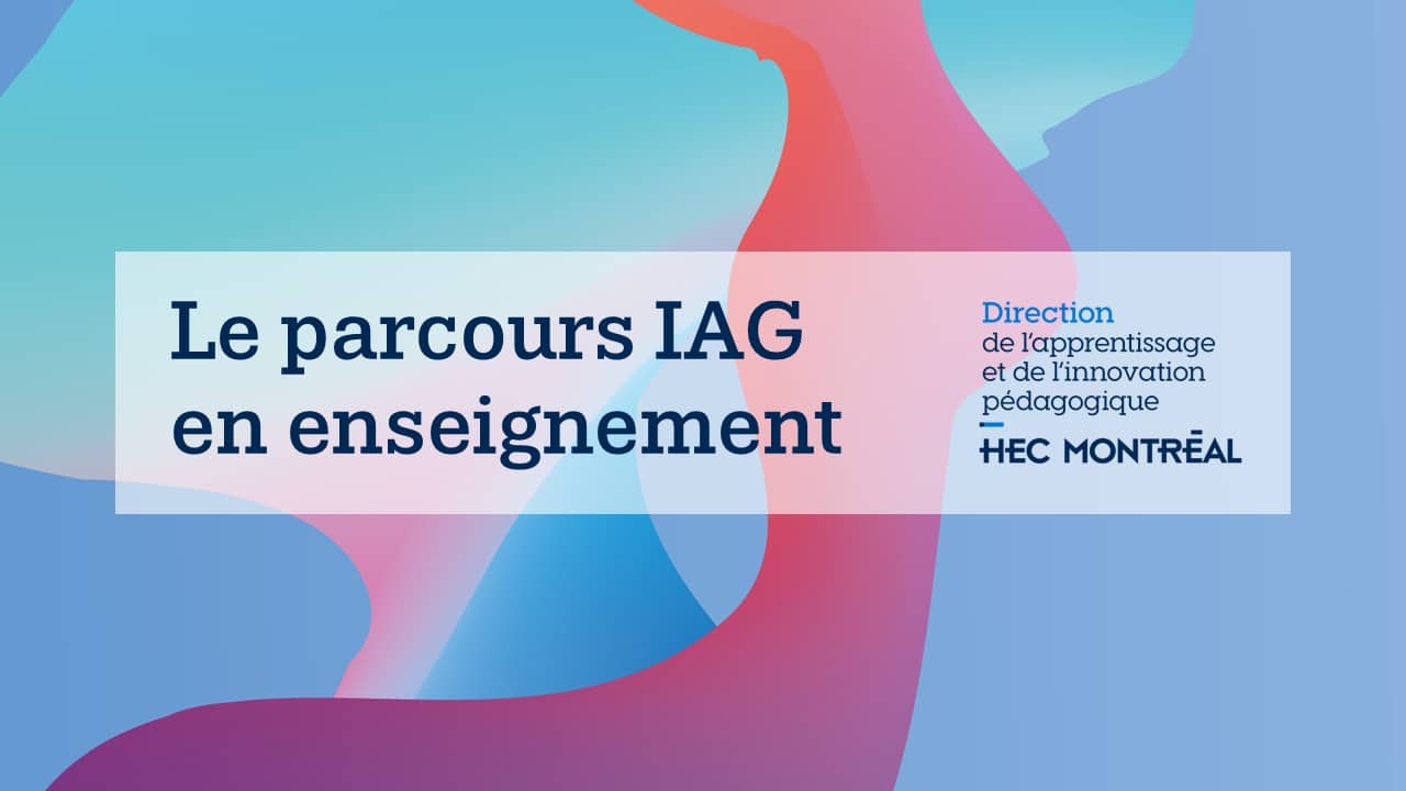 Le parcours IAG en enseignement